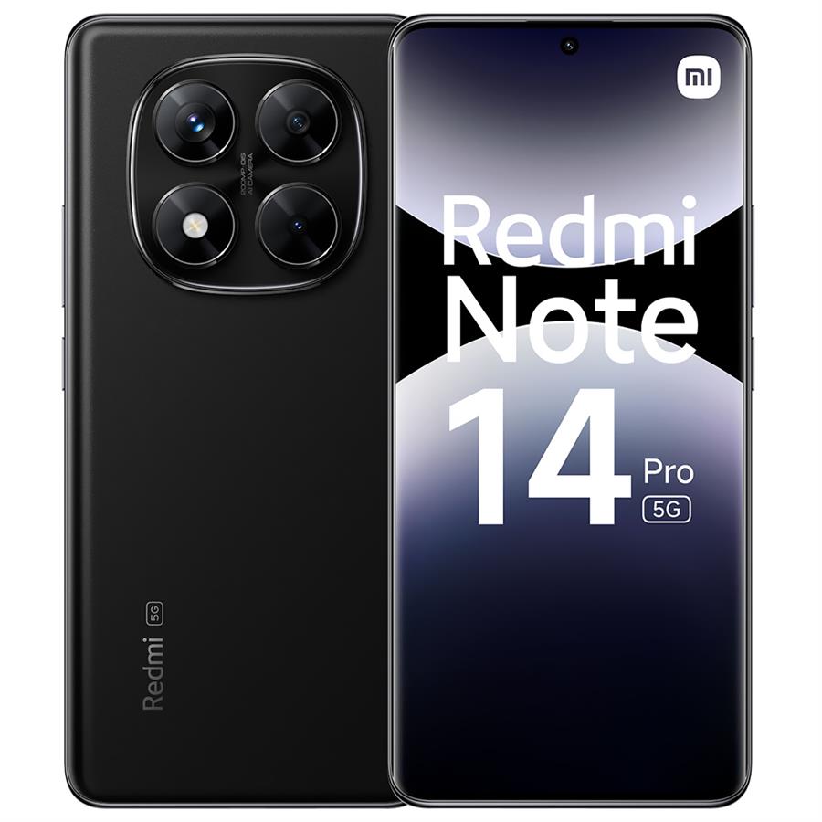 Xiaomi Redmi Note 14 Pro 5G Global 256GB/8GB RAM Dual SIM Pantalla 6.67" - Negro