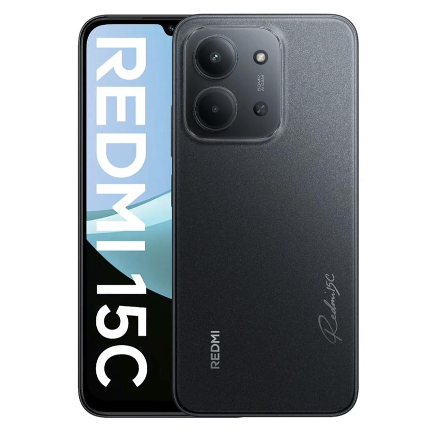 Xiaomi Redmi 15C Global 128GB/4GB (4+4RAM) Dual SIM Pantalla 6.9" - Negro