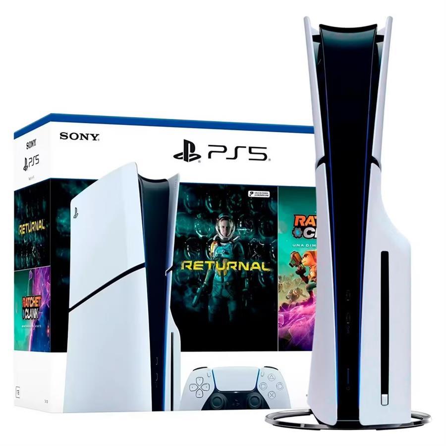 PS5 SLIM 1TB LECTORA CON RETURNAL E RATCHET & CLANK: RIFT APART